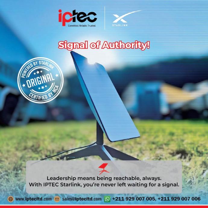 Starlink Internet in South Sudan – Powered by IPTEC